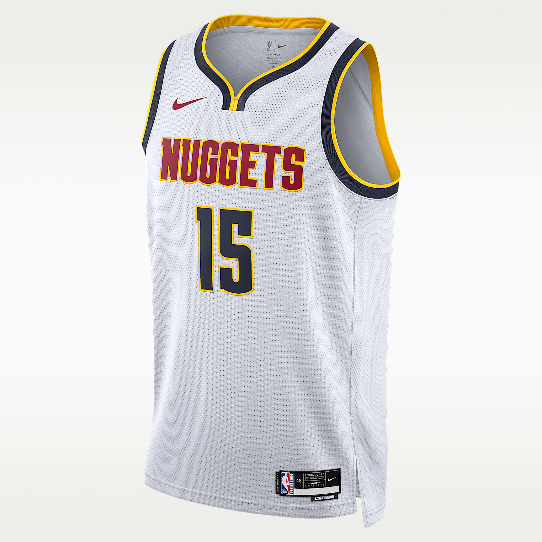 Denver Nuggets Association Edition Men's Nike Dri-FIT NBA Swingman